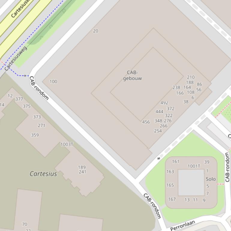 Kaart van  CAB-rondom.