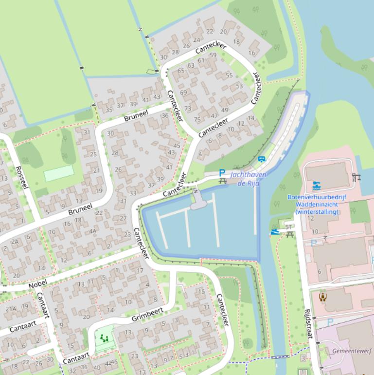 Kaart van  Cantecleer.