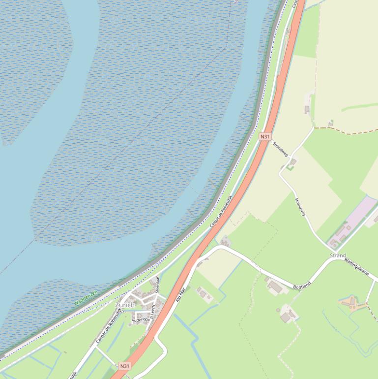 Kaart van  Caspar de Roblesdijk.