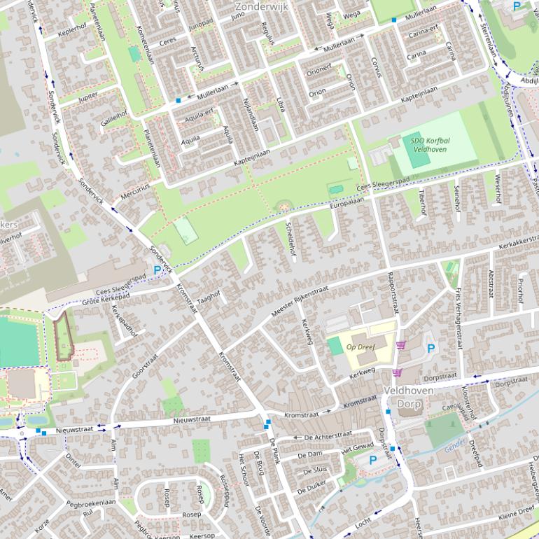 Kaart van het Cees Sleegerspad.