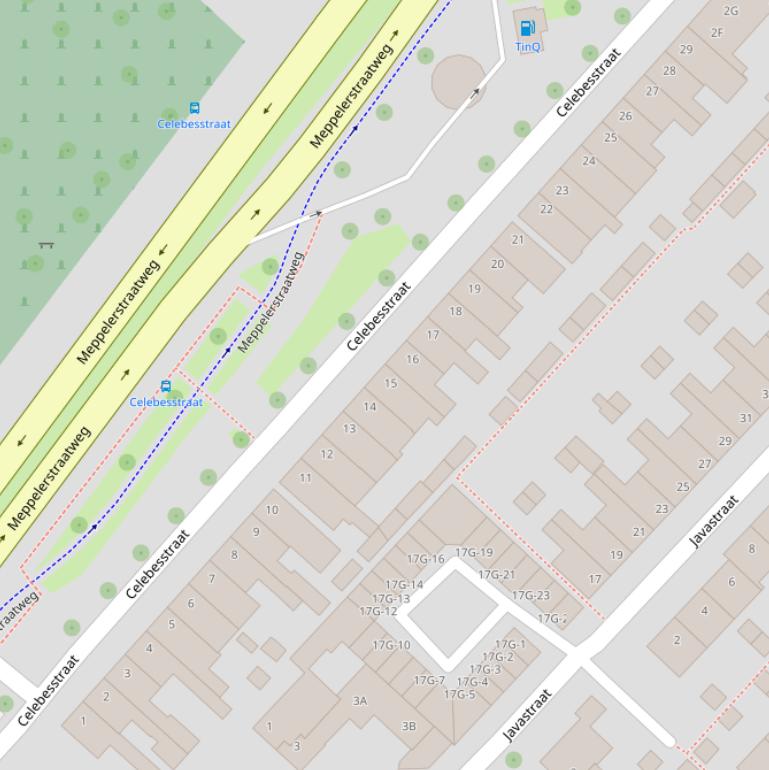 Kaart van de Celebesstraat.