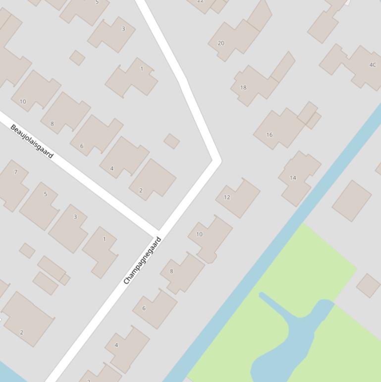 Kaart van  Champagnegaard.
