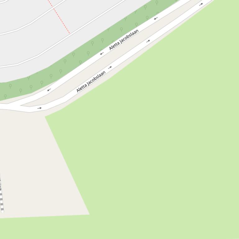 Kaart van de Charlotte Ruysweg.