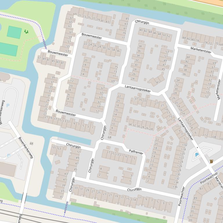 Kaart van  Chirurgijn.