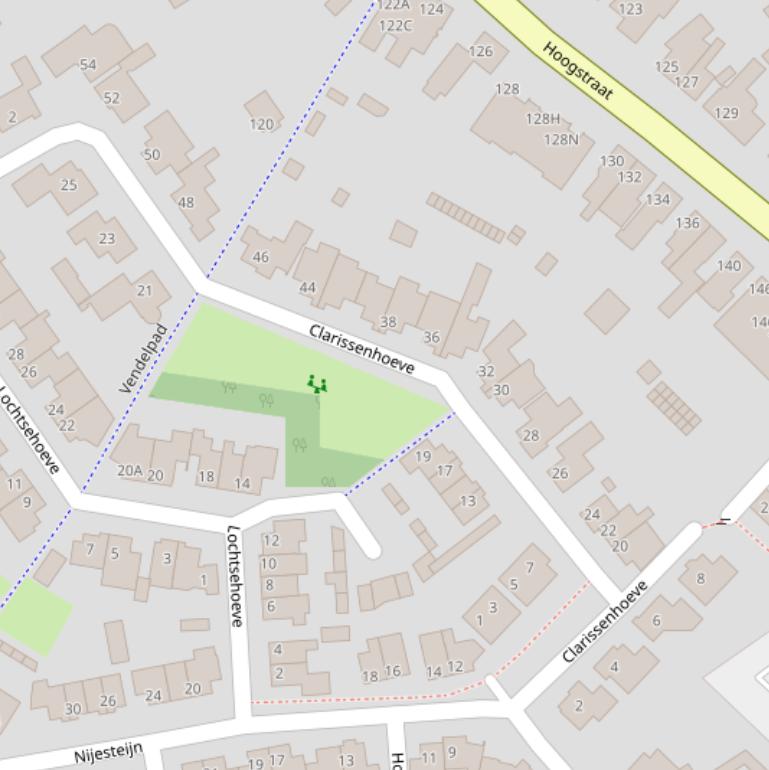 Kaart van  Clarissenhoeve.