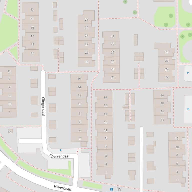 Kaart van  Clingendaal.