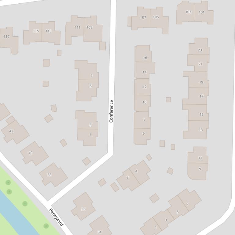 Kaart van  Conference.