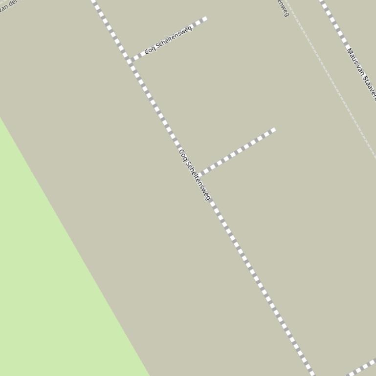 Kaart van de Coq Scheltensweg.