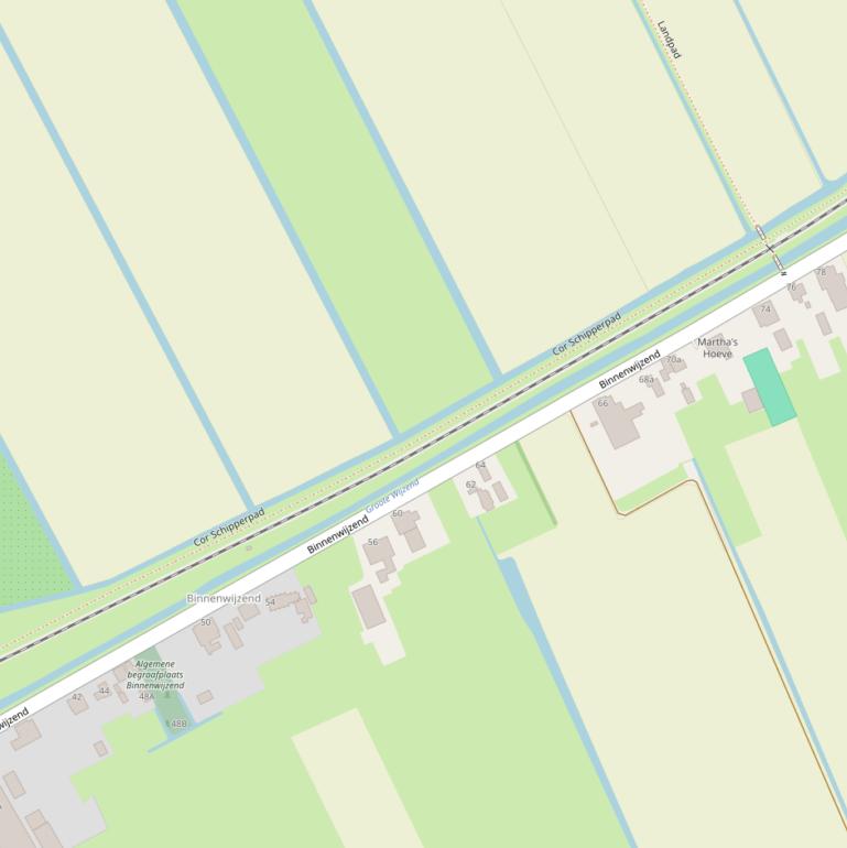 Kaart van het Cor Schipperpad.