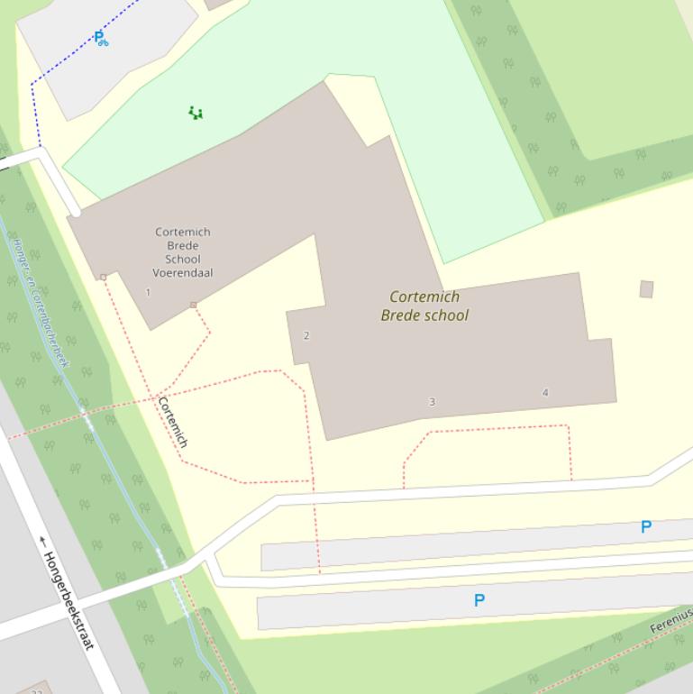 Kaart van  Cortemich.