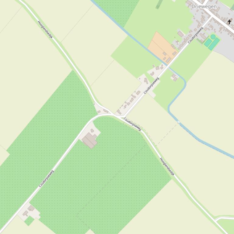 Kaart van de Coudorpseweg.