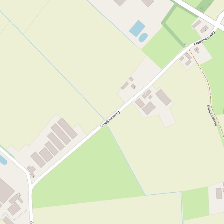 Kaart van de Crooijmansweg.