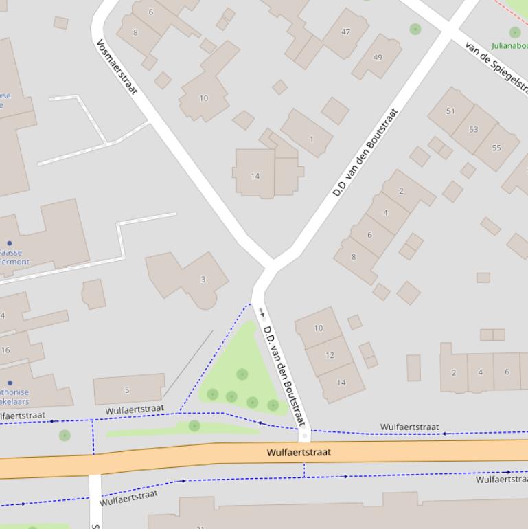 Kaart van  D.D.van den Boutstraat.