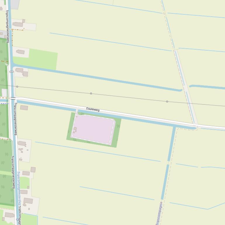 Kaart van de Daaleweg.