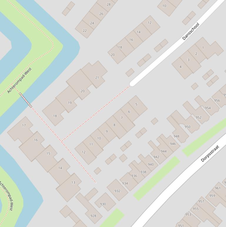 Kaart van  Dansschool.