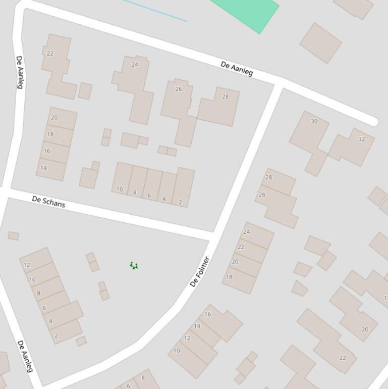 Kaart van  De Aanleg.