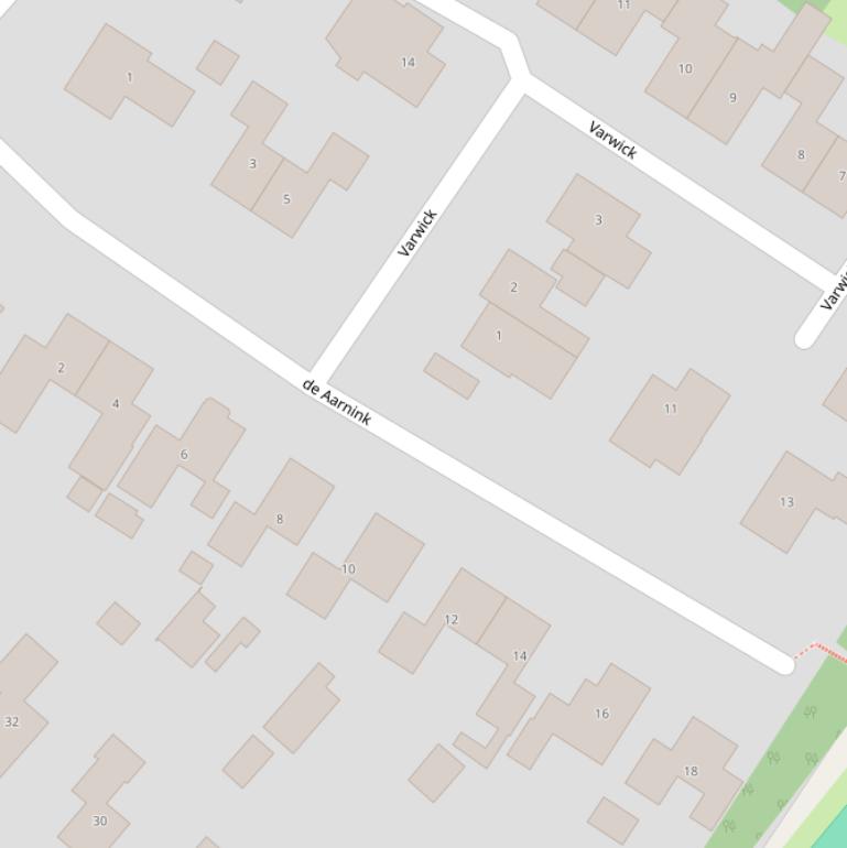 Kaart van  de Aarnink.