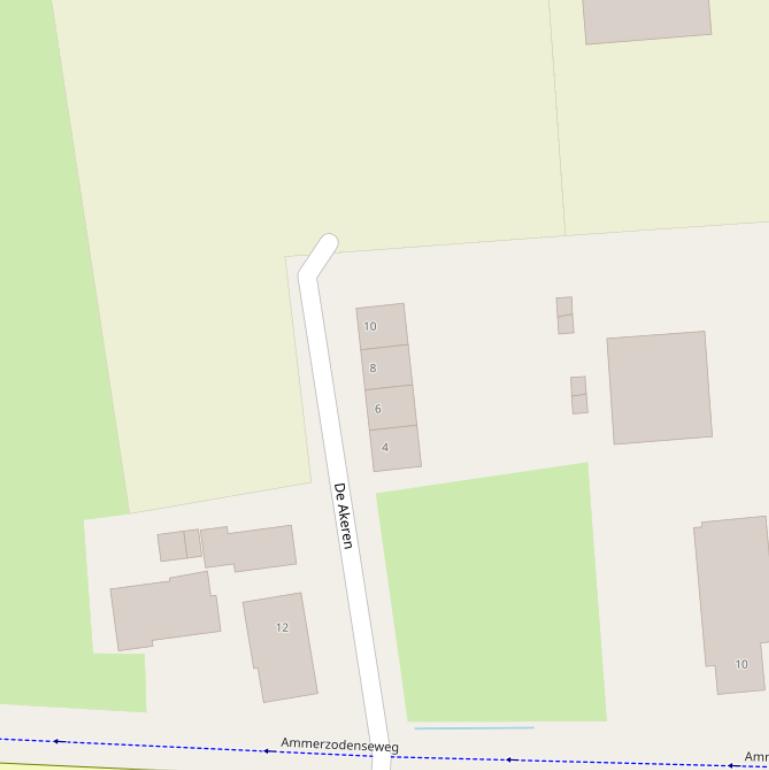 Kaart van  De Akeren.