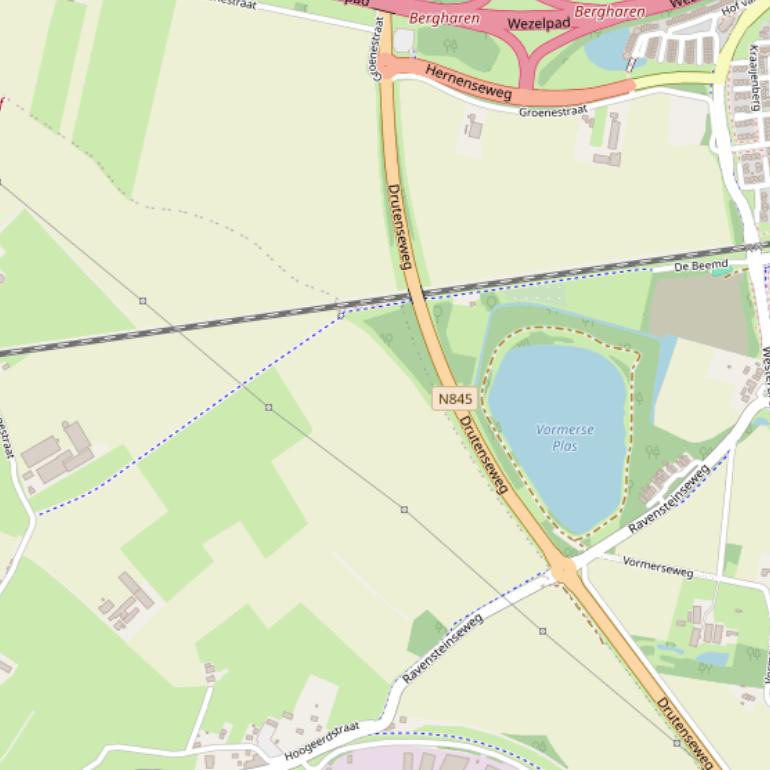 Kaart van  de Beemd.