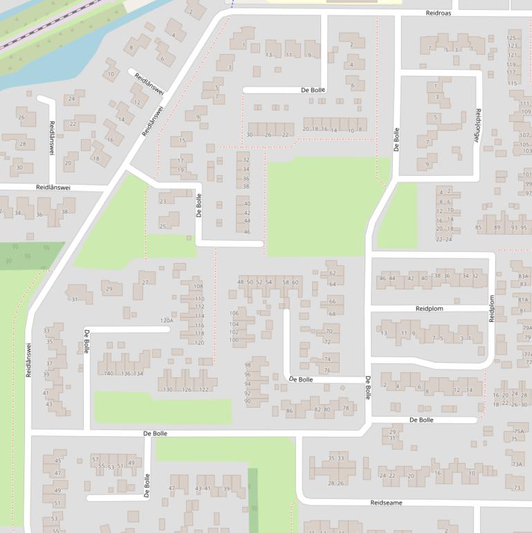 Kaart van  De Bolle.