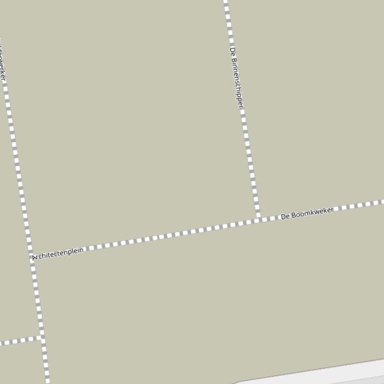 Kaart van  De Boomkweker.