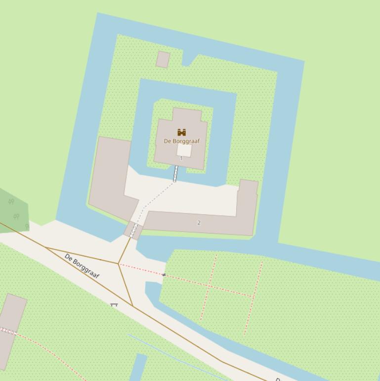 Kaart van  De Borggraaf.