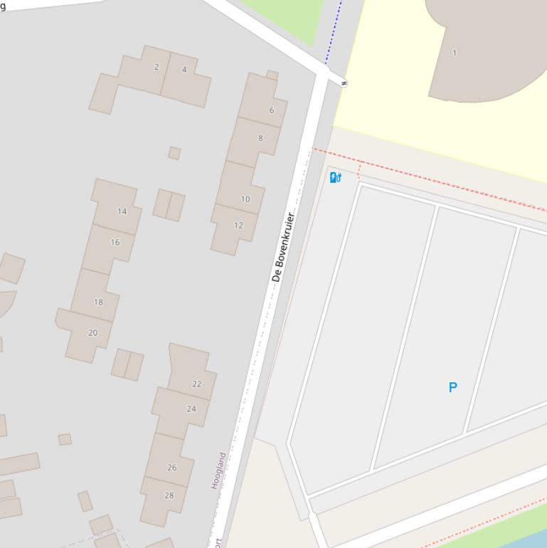 Kaart van  De Bovenkruier.