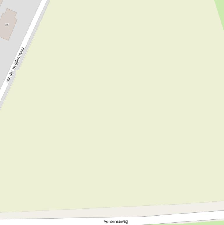 Kaart van  De Buitentuin.