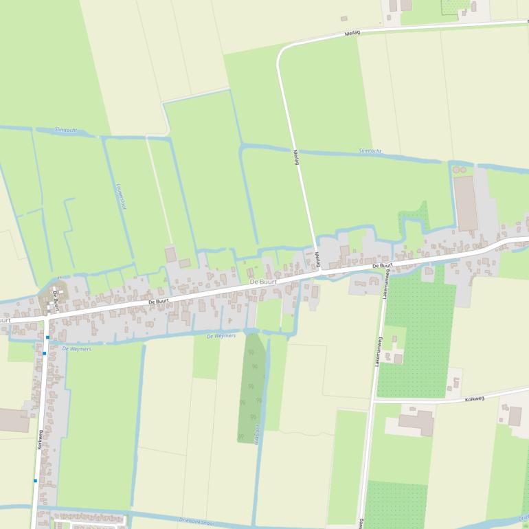 Kaart van  De Buurt.