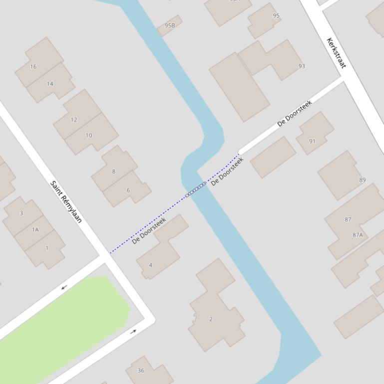 Kaart van  De Doorsteek.