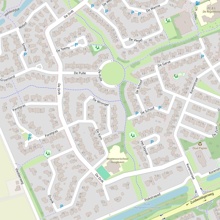 Kaart van  De Drift.