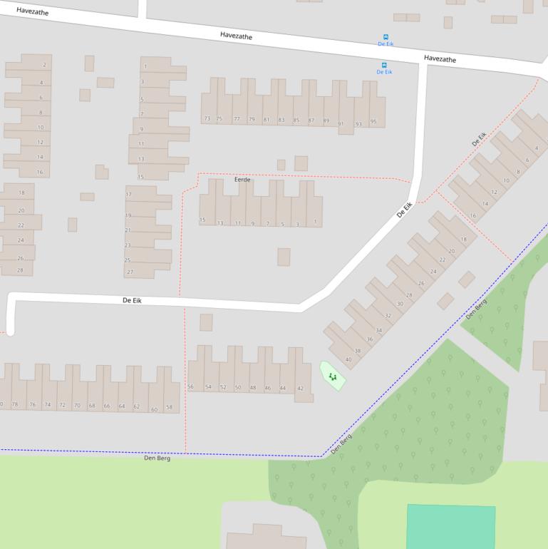 Kaart van  De Eik.