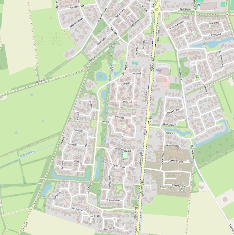 Kaart van  De Fledders.