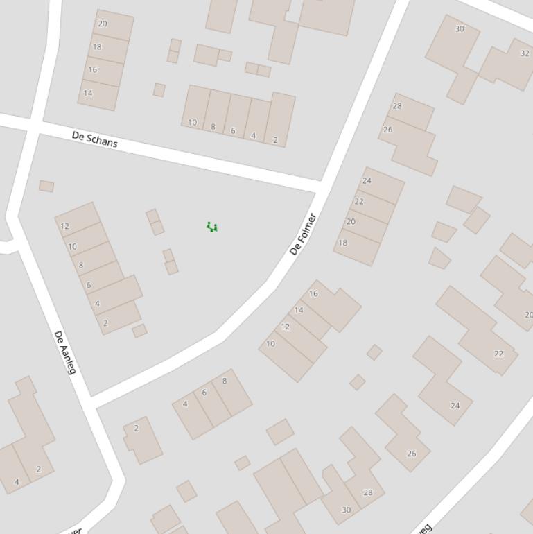 Kaart van  De Folmer.