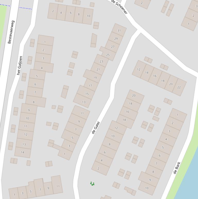 Kaart van  de Galei.