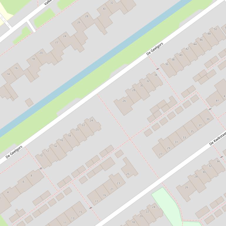 Kaart van  De Geelgors.