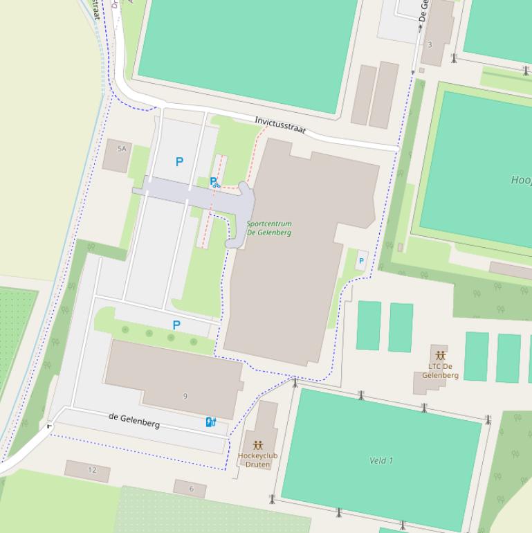 Kaart van  De Gelenberg.