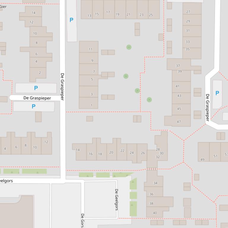 Kaart van  De Grasmus.