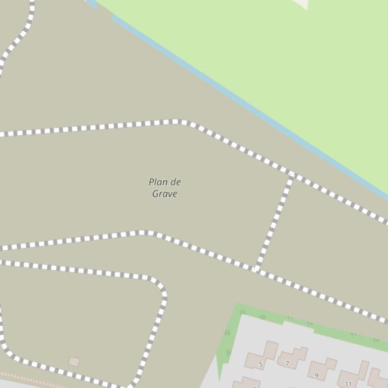 Kaart van  De Grave.