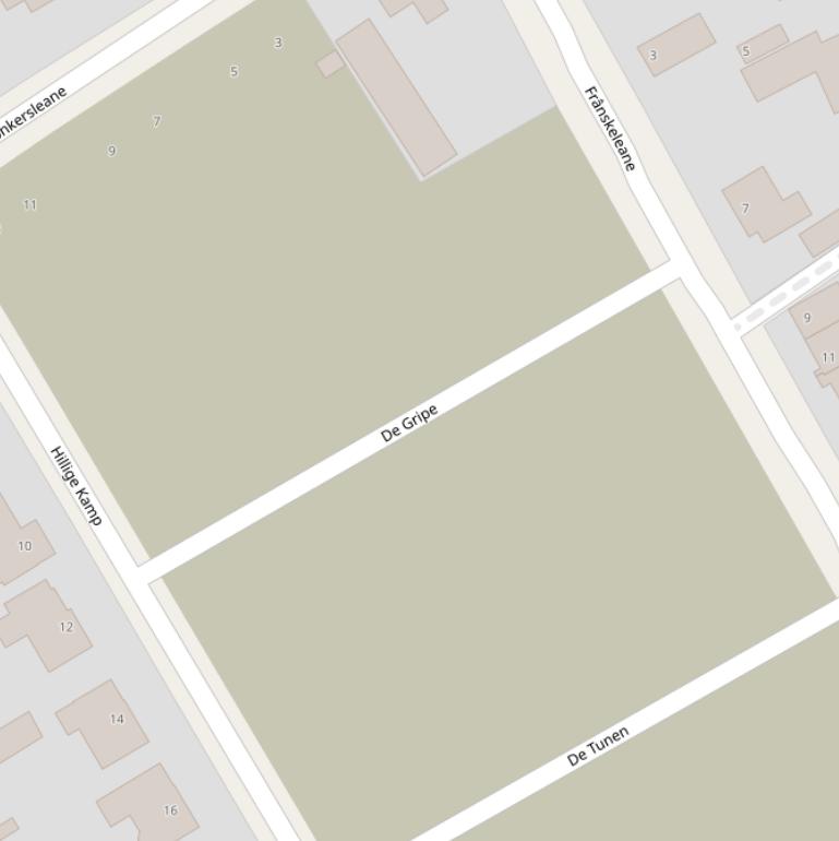 Kaart van  De Gripe.