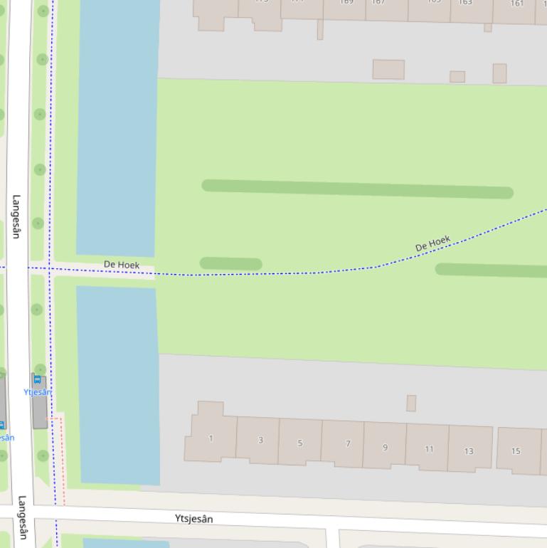 Kaart van  de Hoek.
