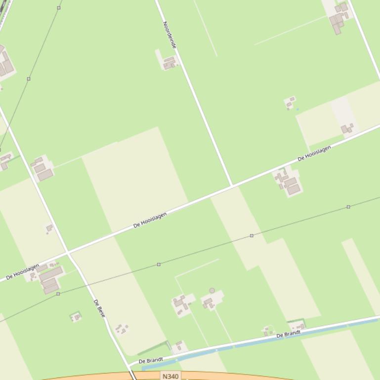 Kaart van  De Hooislagen.