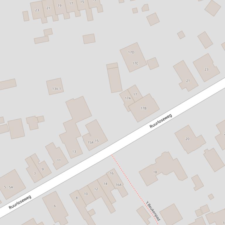 Kaart van  De Hulshoff.