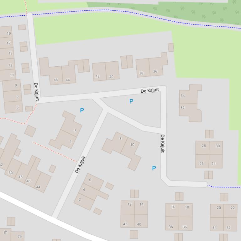 Kaart van  De Kajuit.