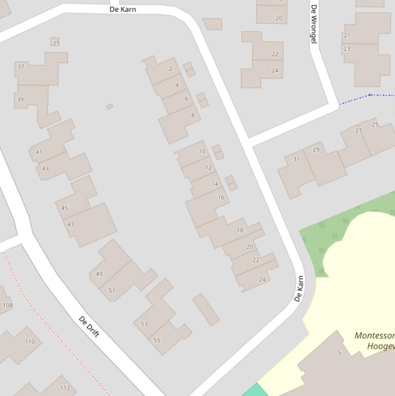 Kaart van  De Karn.