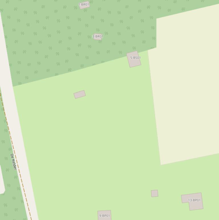 Kaart van  De Kelder.