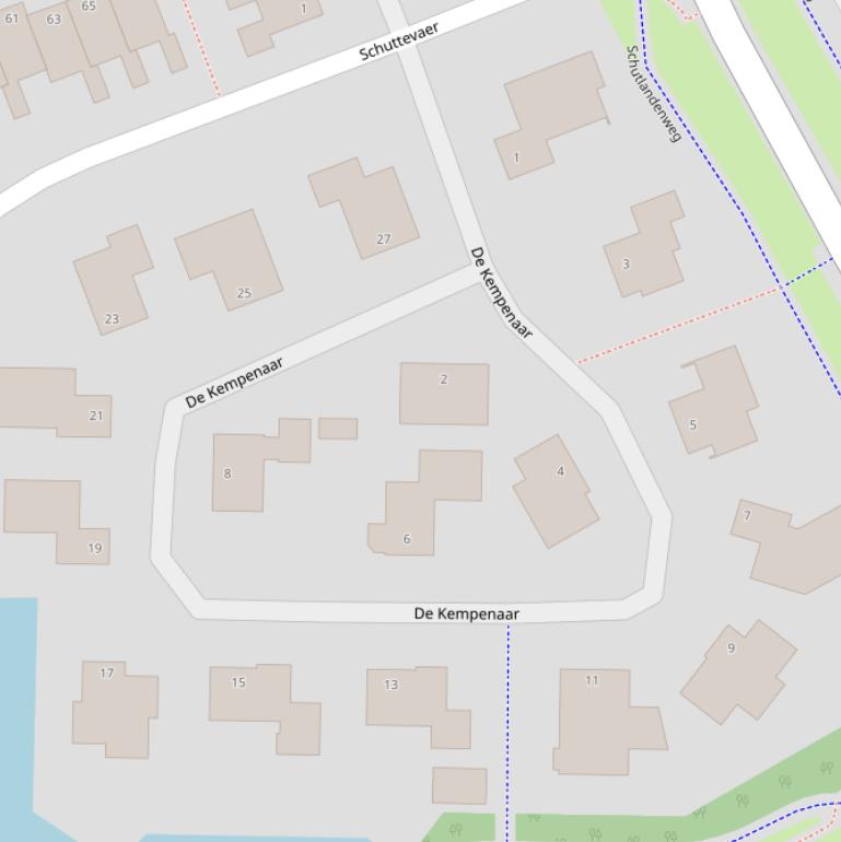 Kaart van  De Kempenaar.