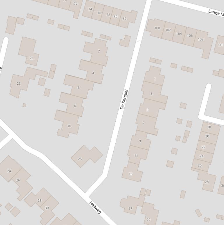 Kaart van  De Kerspel.