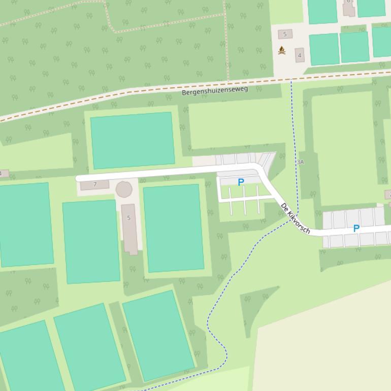 Kaart van  De Kikvorsch.