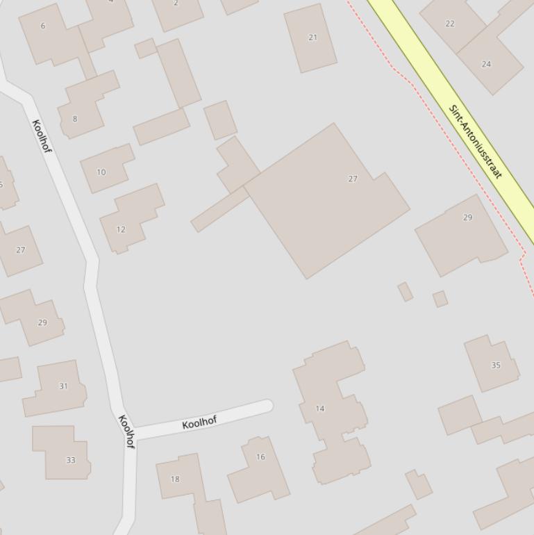 Kaart van  De Koperen Hoorn.